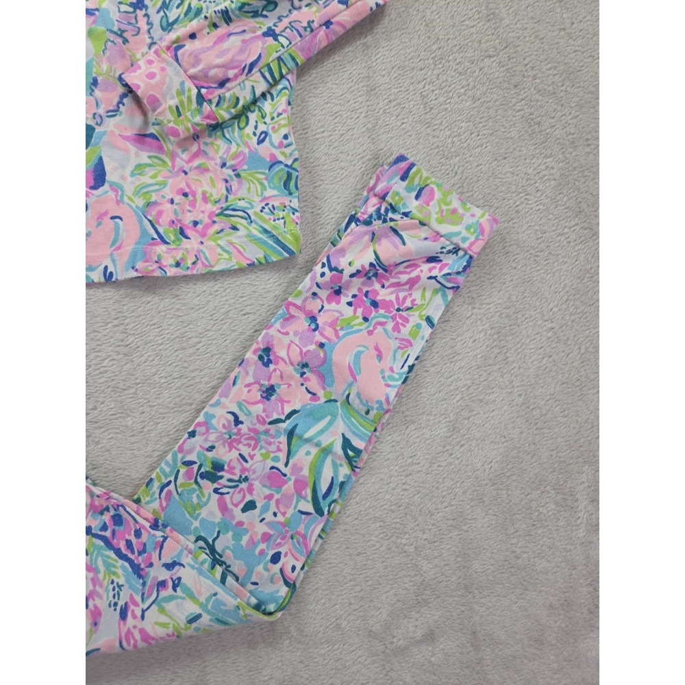 Lilly Pulitzer Pajama Top Pant Set Girls 6 - Picture 3 of 8